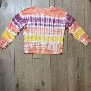 GAP Kids Tie Dye Crewneck Sweatshirt S (6-7)